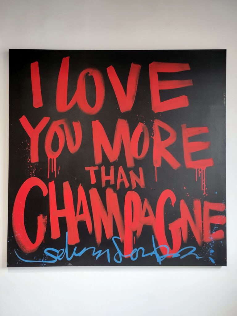 I Love you more than Champagne